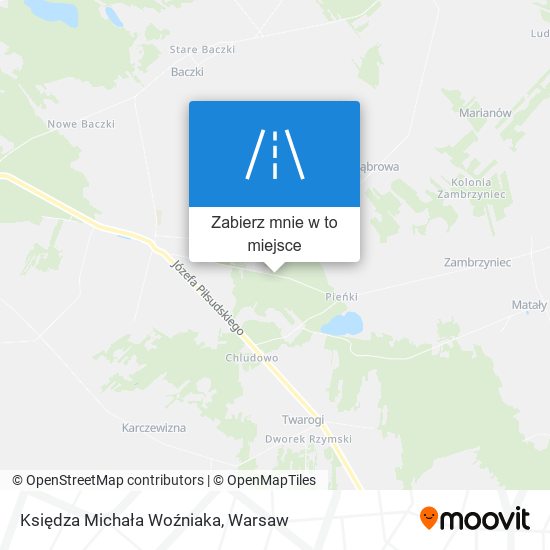 Mapa Księdza Michała Woźniaka