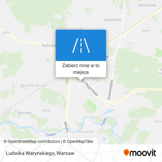 Mapa Ludwika Waryńskiego