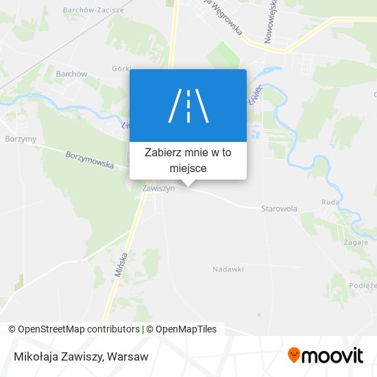 Mapa Mikołaja Zawiszy