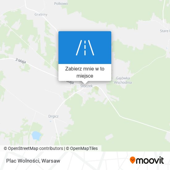 Mapa Plac Wolności