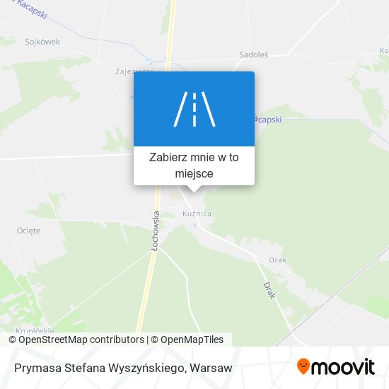 Mapa Prymasa Stefana Wyszyńskiego