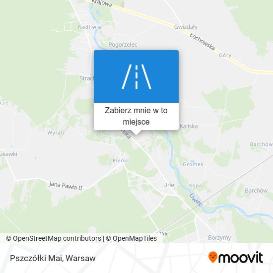 Mapa Pszczółki Mai