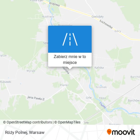 Mapa Róży Polnej