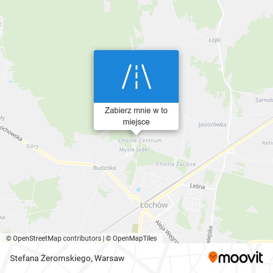 Mapa Stefana Żeromskiego