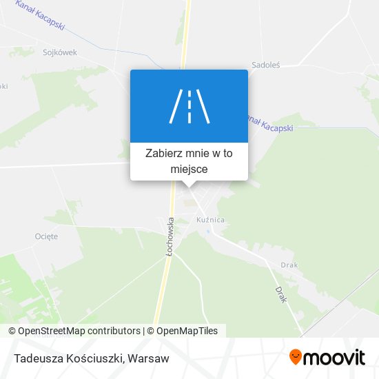 Mapa Tadeusza Kościuszki