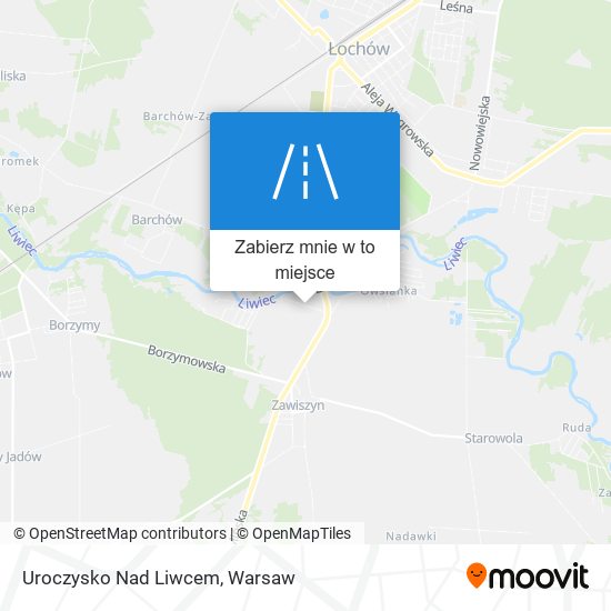 Mapa Uroczysko Nad Liwcem