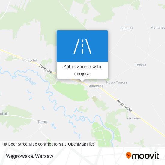 Mapa Węgrowska