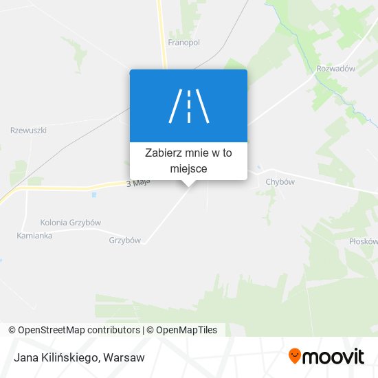 Mapa Jana Kilińskiego