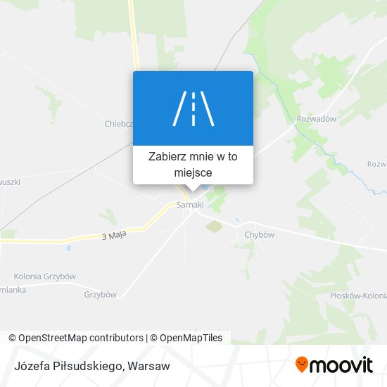 Mapa Józefa Piłsudskiego