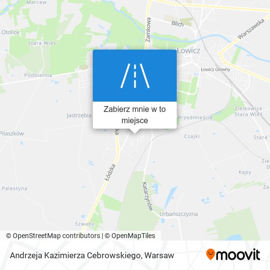 Mapa Andrzeja Kazimierza Cebrowskiego