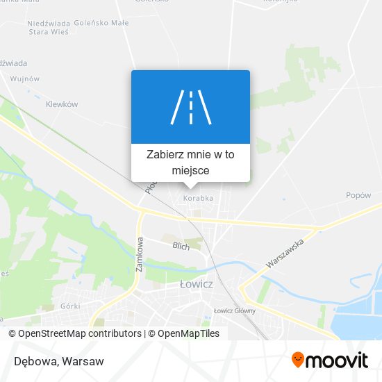 Mapa Dębowa