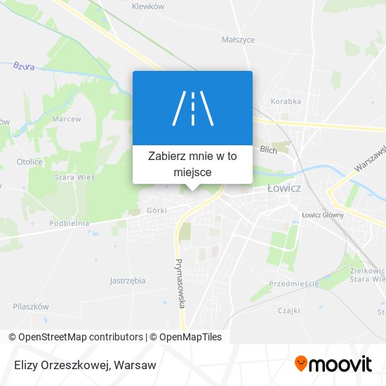 Mapa Elizy Orzeszkowej