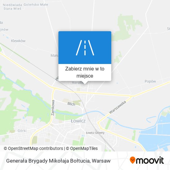 Mapa Generała Brygady Mikołaja Bołtucia