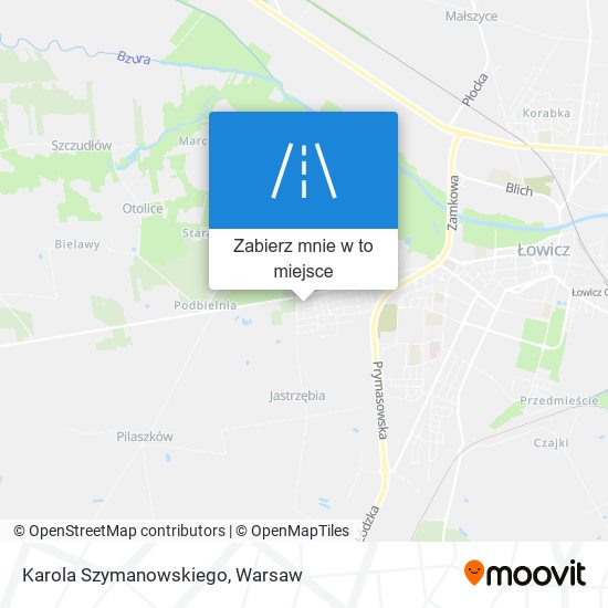 Mapa Karola Szymanowskiego