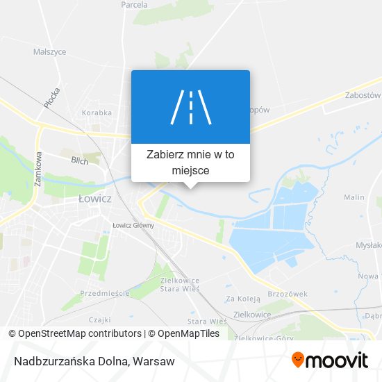 Mapa Nadbzurzańska Dolna