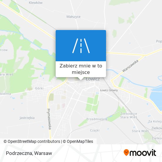 Mapa Podrzeczna