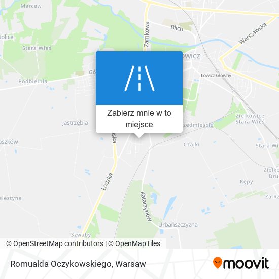 Mapa Romualda Oczykowskiego