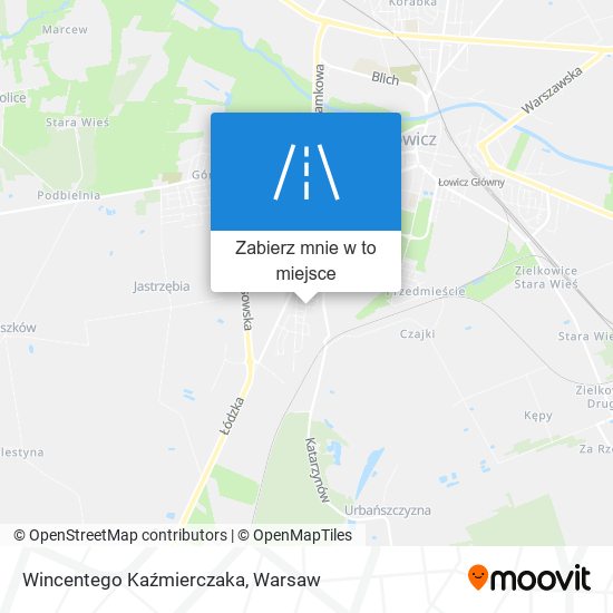 Mapa Wincentego Kaźmierczaka