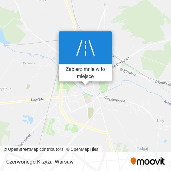 Mapa Czerwonego Krzyża