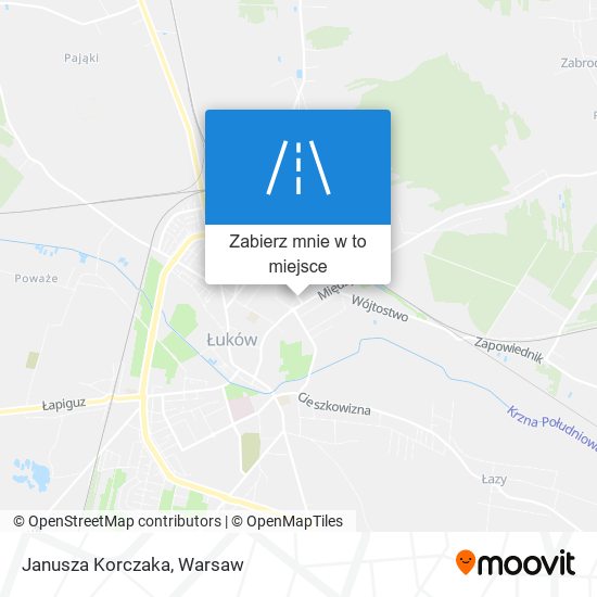 Mapa Janusza Korczaka