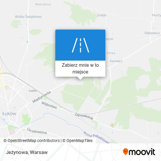 Mapa Jeżynowa