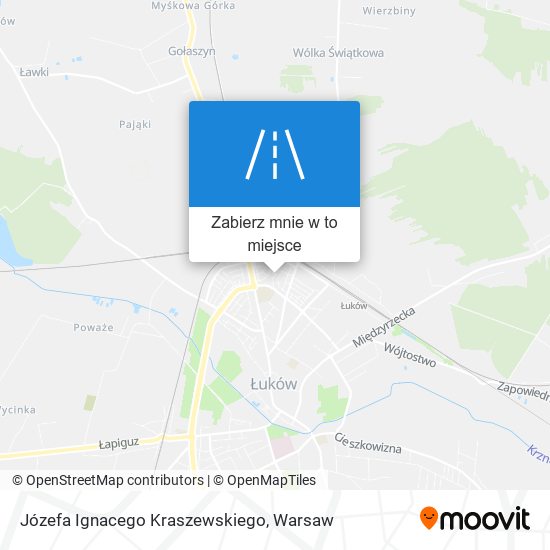 Mapa Józefa Ignacego Kraszewskiego