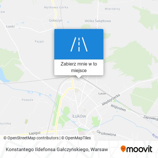 Mapa Konstantego Ildefonsa Gałczyńskiego