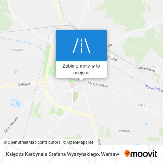 Mapa Księdza Kardynała Stefana Wyszyńskiego