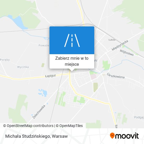 Mapa Michała Studzińskiego