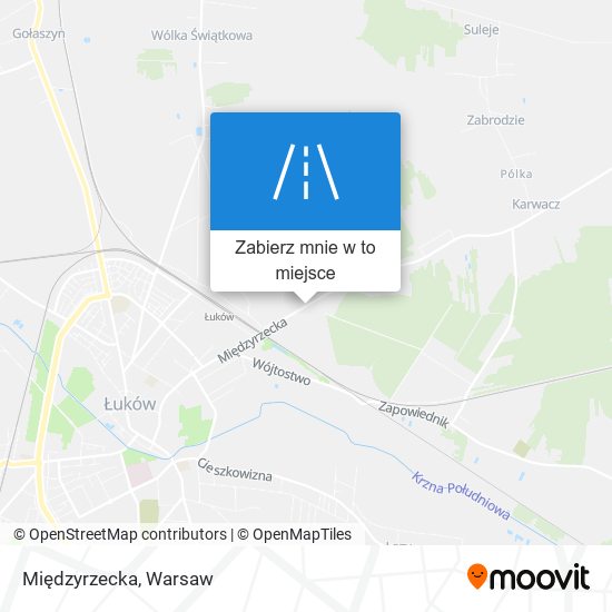 Mapa Międzyrzecka