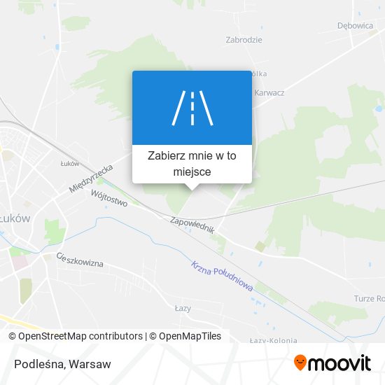 Mapa Podleśna