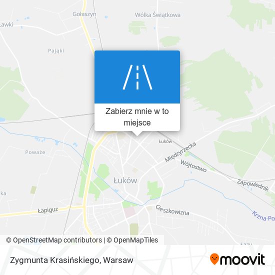 Mapa Zygmunta Krasińskiego