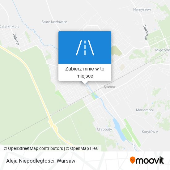 Mapa Aleja Niepodległości