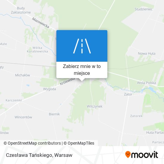 Mapa Czesława Tańskiego