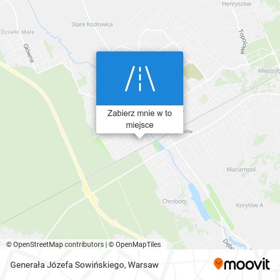 Mapa Generała Józefa Sowińskiego