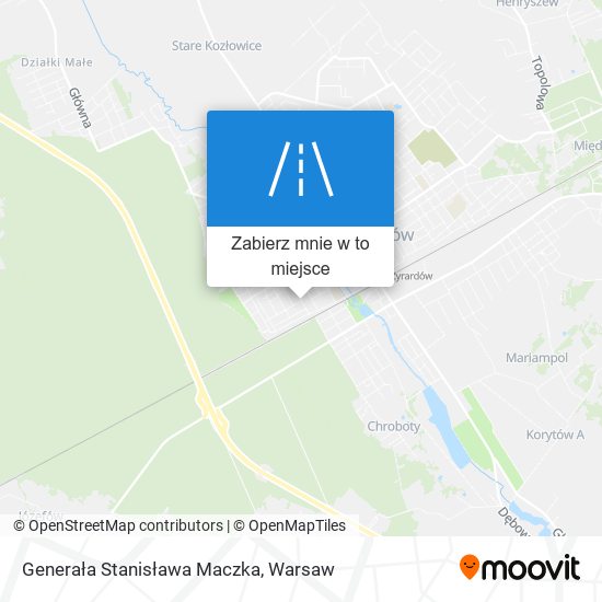 Mapa Generała Stanisława Maczka