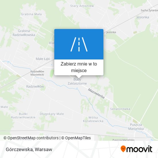 Mapa Górczewska