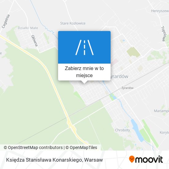 Mapa Księdza Stanisława Konarskiego