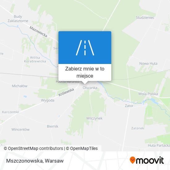 Mapa Mszczonowska