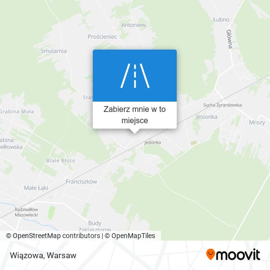 Mapa Wiązowa