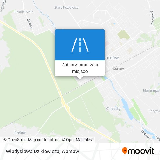 Mapa Władysława Dzikiewicza