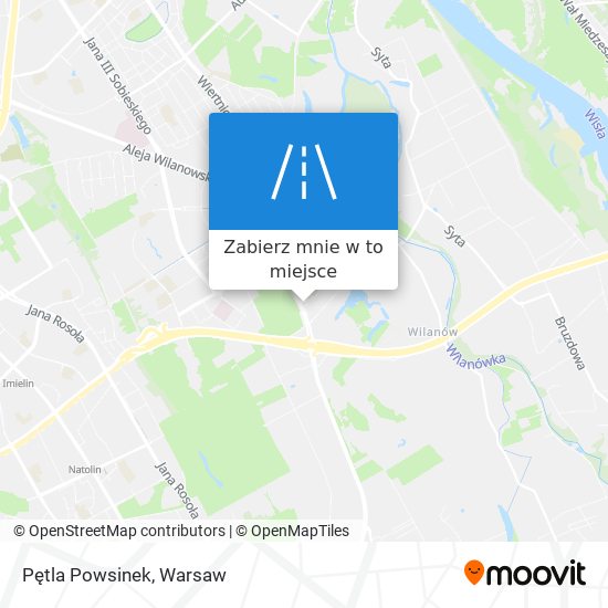 Mapa Pętla Powsinek