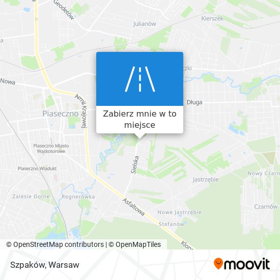 Mapa Szpaków