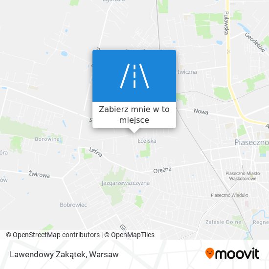 Mapa Lawendowy Zakątek