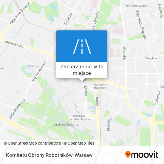 Mapa Komitetu Obrony Robotników