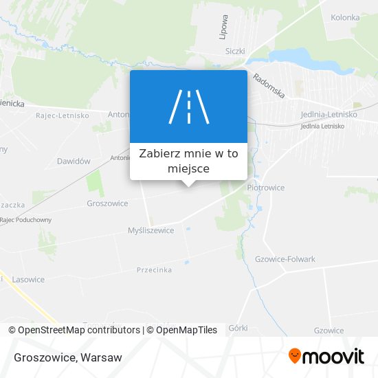 Mapa Groszowice