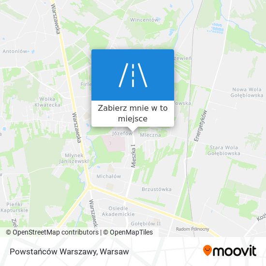 Mapa Powstańców Warszawy