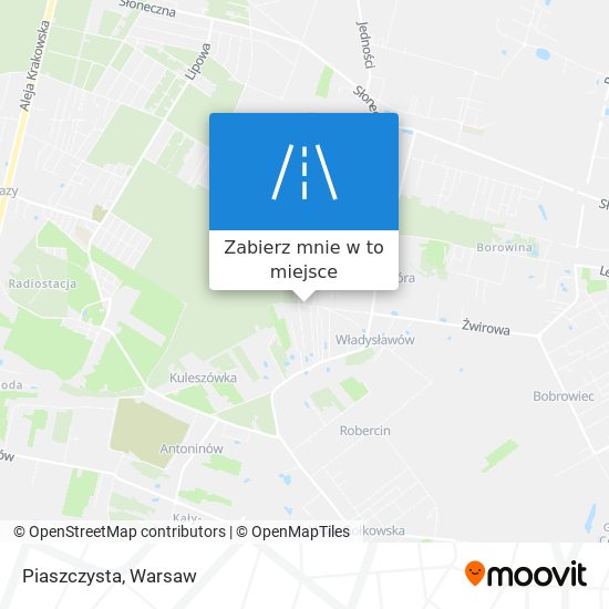 Mapa Piaszczysta