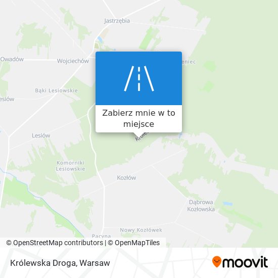 Mapa Królewska Droga