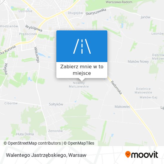 Mapa Walentego Jastrzębskiego